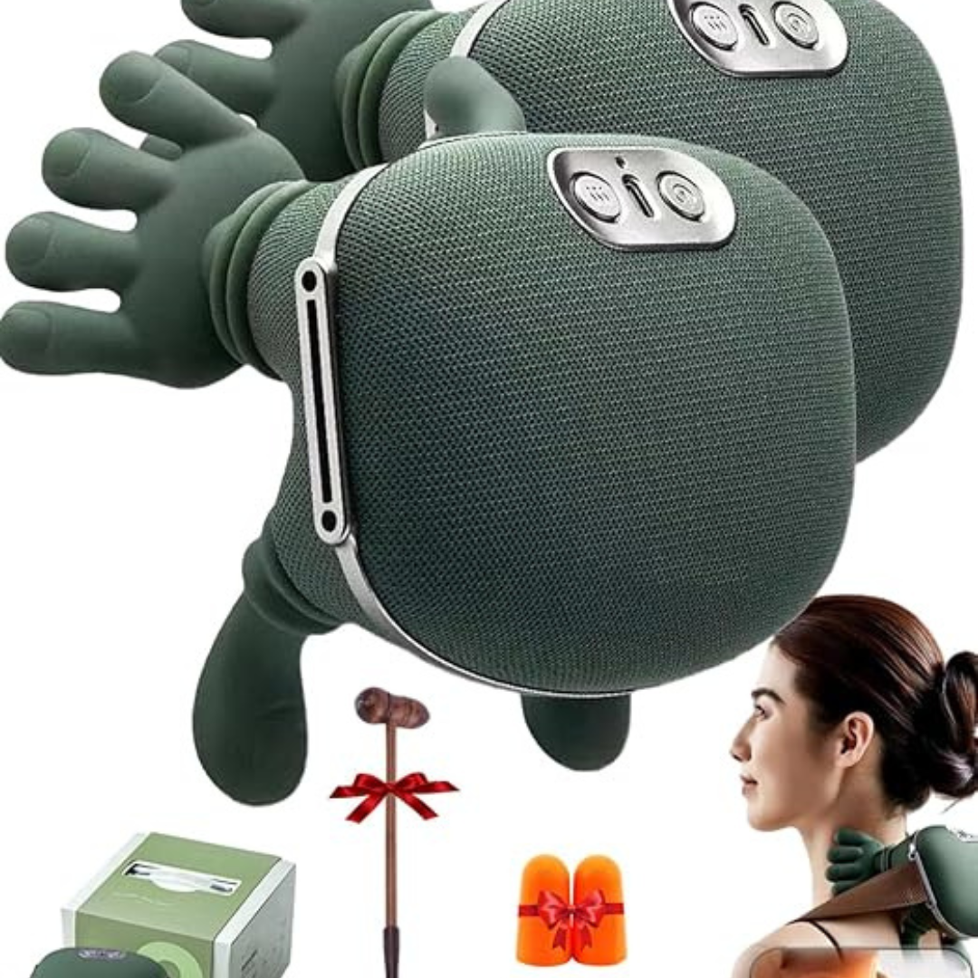 Masajeador Cervical Biónico 3D con Calor Térmico