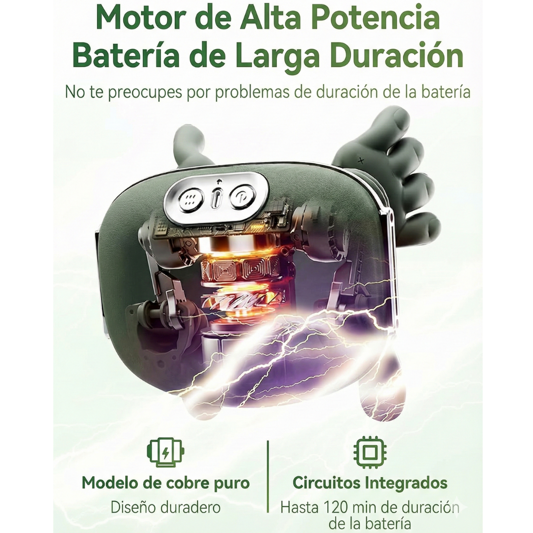 Masajeador Cervical Biónico 3D con Calor Térmico