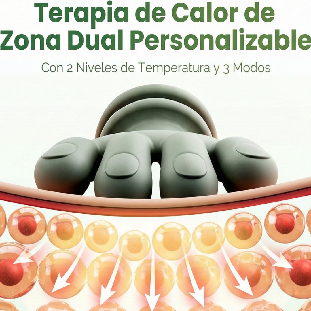 Masajeador Cervical Biónico 3D con Calor Térmico