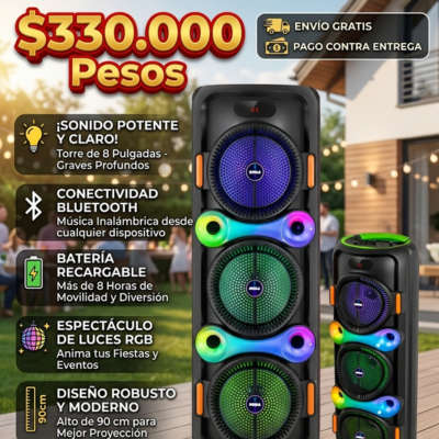 Torre de Sonido Pro 8