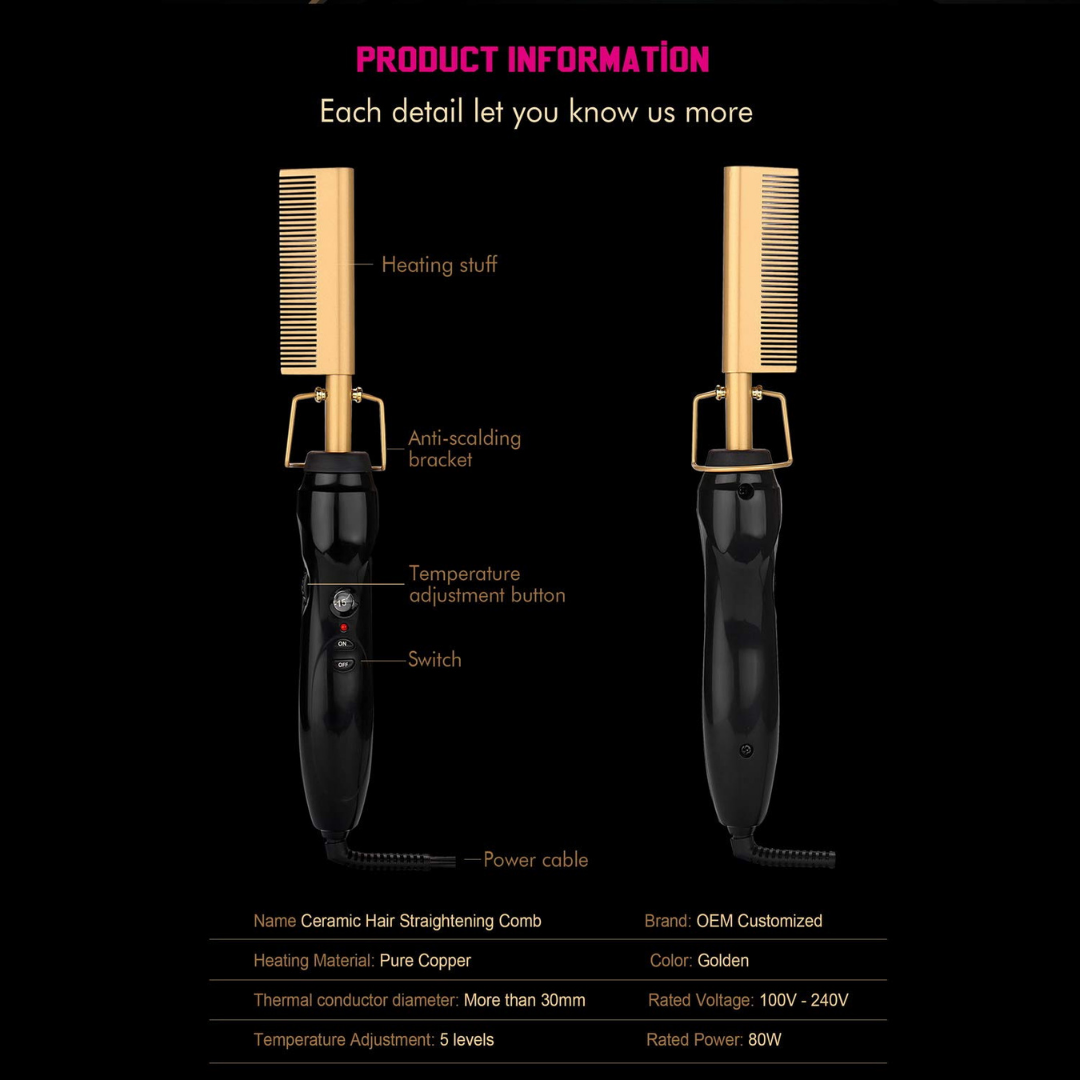 Peine Alisador Ceramic Elite